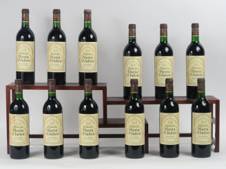 Vente aux enchères 12 BOUTEILLES CHÂTEAU GLORIA ST JULIEN - 1989 - CBO - 2 BG