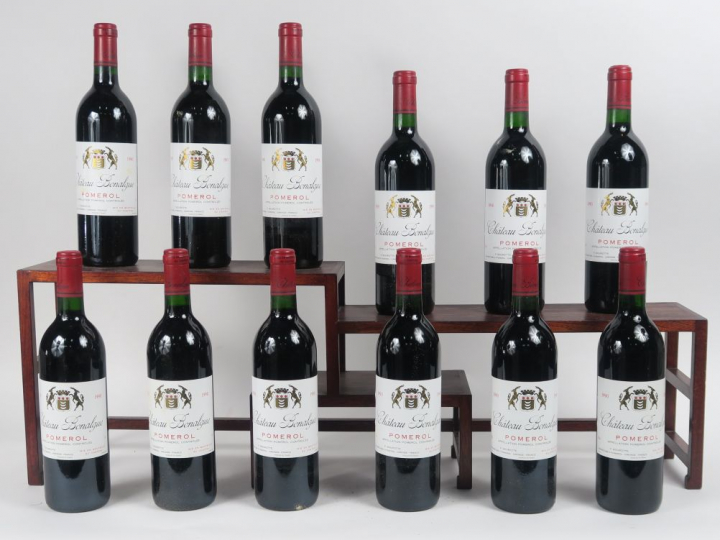12 BOUTEILLES CHÂTEAU BONALGUE POMEROL - 1990 - CBO 