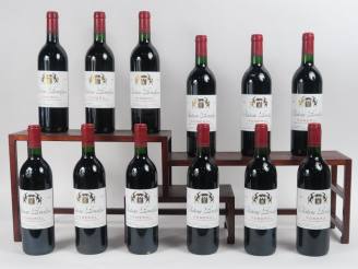 Vente aux enchères 12 BOUTEILLES CHÂTEAU BONALGUE POMEROL - 1990 - CBO 