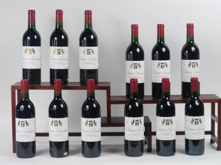 12 BOUTEILLES CHÂTEAU BONALGUE POMEROL - 1990 - CBO 