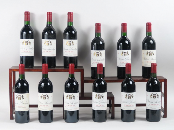 12 BOUTEILLES CHÂTEAU BONALGUE POMEROL - 1990 - CBO - BG