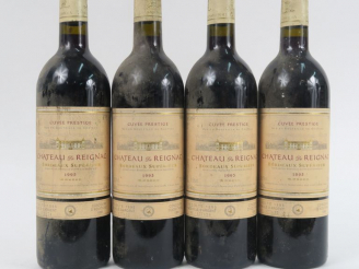 Vente aux enchères 4 BOUTEILLES CHÂTEAU DE REIGNAC 'CUVEE PRESTIGE' BORDEAUX SUPERIEUR - 