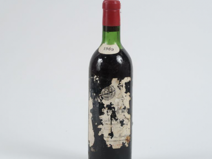 2 BOUTEILLES CHÂTEAU DU ROCHER GC ST EMILION - 1 de 1969 ETA/1 de 1970