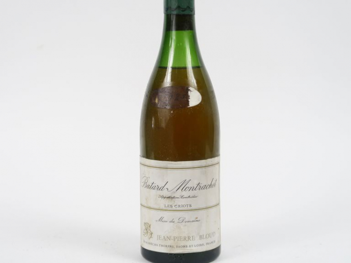 1 BOUTEILLE BATARD MONTRACHET GC 'LES CRIOTS'  J.P. BLOUD - 1973 - 4 C