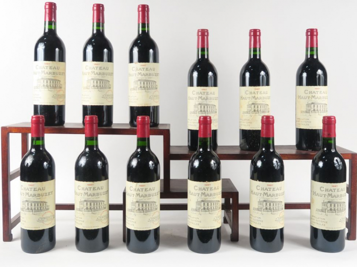 12 BOUTEILLES CHÂTEAU HAUT MARBUZET ST ESTEPHE - 1997