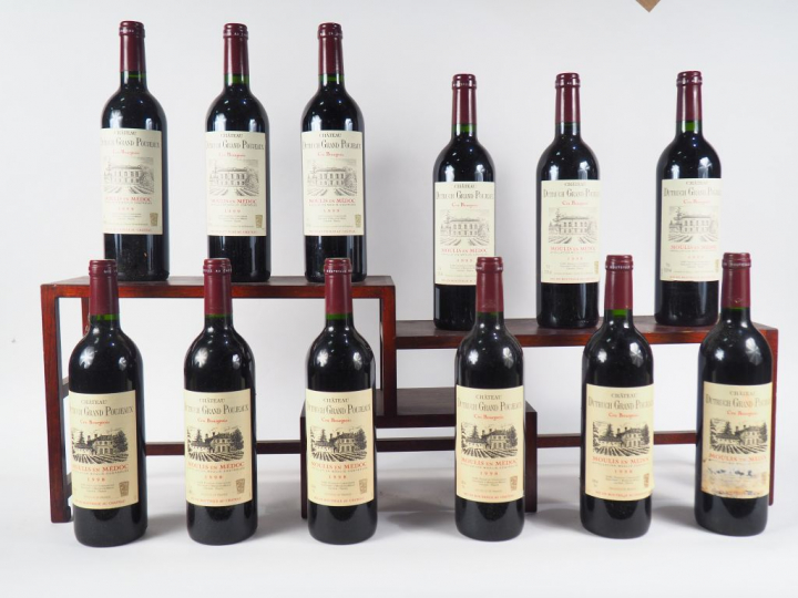 12 BOUTEILLE CHÂTEAU DUTRUCH GRAND POUJEAUX CB MOULIS - CBO - 6 de 199