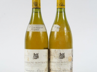 Vente aux enchères 2 BOUTEILLES CHASSAGNE MONTRACHET 'LES EMBAZEES' CHANSON - 1989 - 1 PR
