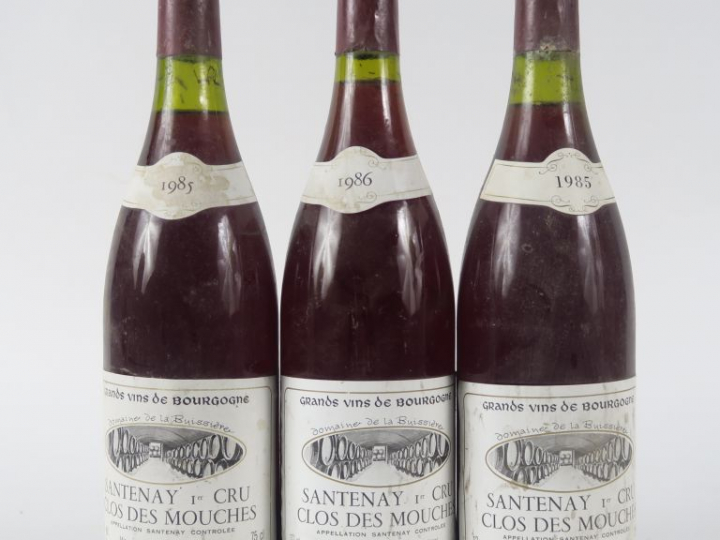 3 BOUTEILLES SANTENAY 1er CRU 'CLOS DES MOUCHES' JEAN MOREAU : 2 de 19