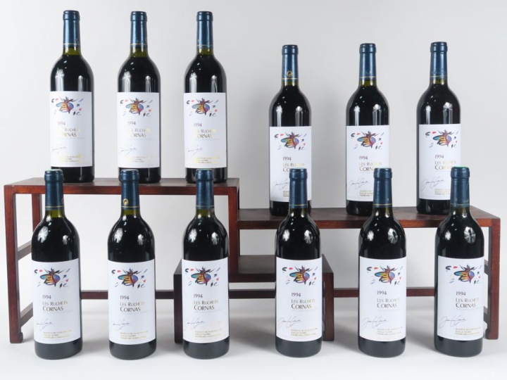 12 BOUTEILLES CORNAS 'LES RUCHETS' JEAN LUC COLOMBO - 1994 - CBO - 9 B
