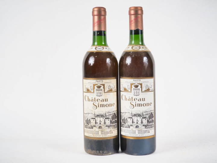 2 BOUTEILLES CHÂTEAU SIMONE 'PALETTE' ROSE - 1987 - BG