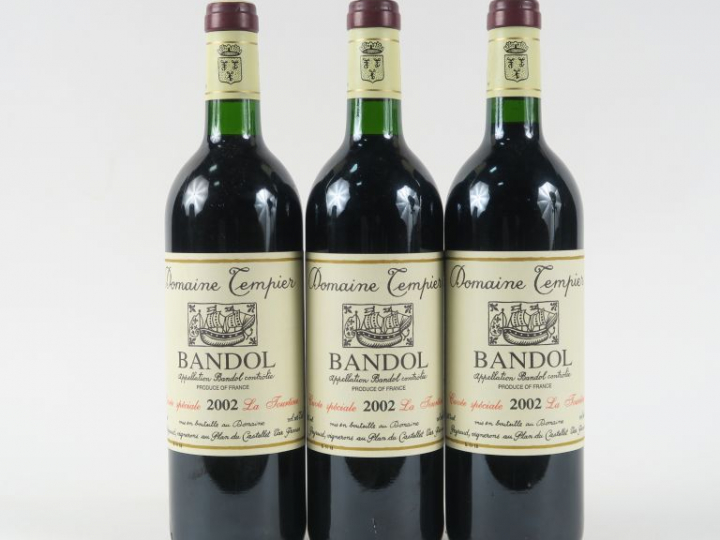 3 BOUTEILLES DOMAINE TEMPIER 'CUVÉE SPÉCIALE LA TOURTINE' BANDOL - 200