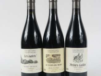 Vente aux enchères 3 BOUTEILLES CLOS TRIGUEDINA JEAN LUC BALDES 2010 : 1 LES PETITES CAIL