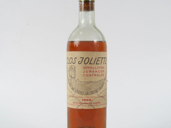 1 BOUTEILLE CLOS JOLIETTE JURANCON - 1959 - BEP/VIDANGE