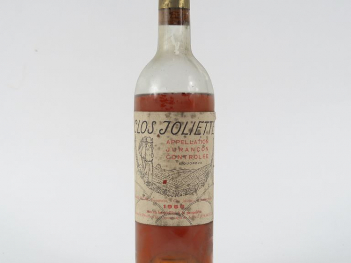 1 BOUTEILLE CLOS JOLIETTE JURANCON - 1966 - VIDANGE