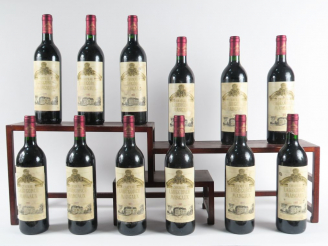 Vente aux enchères 12 BOUTEILLES CHÂTEAU LABEGORCE MARGAUX - 1995 - BG/ETLA