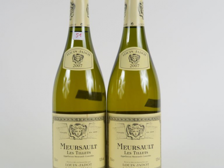 2 BOUTEILLES MEURSAULT 'LES TILLETS' LOUIS JADOT - 2007
