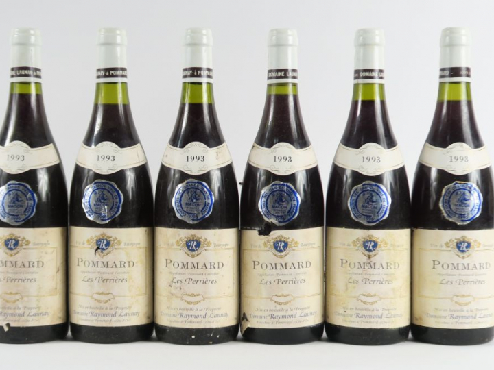 6 BOUTEILLES POMMARD 'LES PERRIERES' RAYMOND LAUNAY - 1993 - ELA