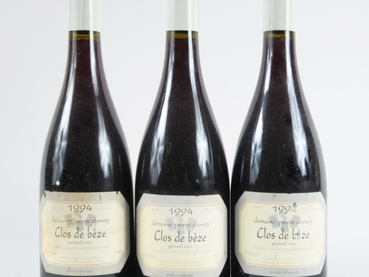 3 BOUTEILLES CHAMBERTIN CLOS DE BEZE GC PIERRE DAMOY - 1994 - ETLA