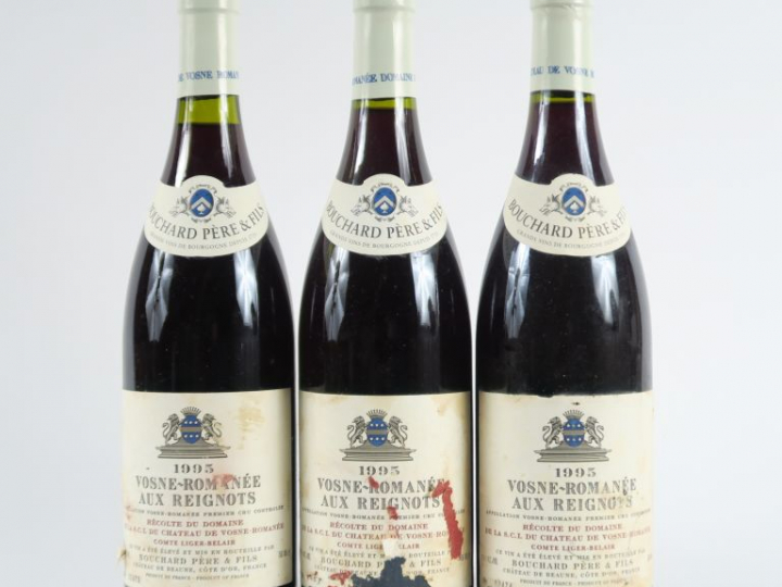 3 BOUTEILLES VOSNE ROMANÉE 'AUX REIGNOTS' BOUCHARD PÈRE   FILS/COMTE D