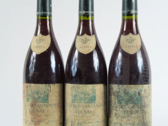 Vente aux enchères 3 BOUTEILLES VOLNAY 1er CRU 'CLOS DES SANTENOTS' JACQUES PRIEUR - 1995