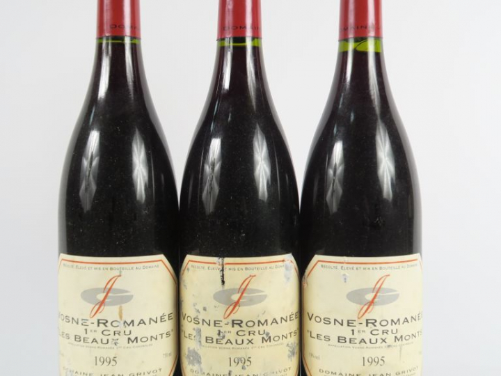 3 BOUTEILLES VOSNE ROMANEE 1er CRU 'LES BEAUX MONTS' JEAN GRIVOT - 199