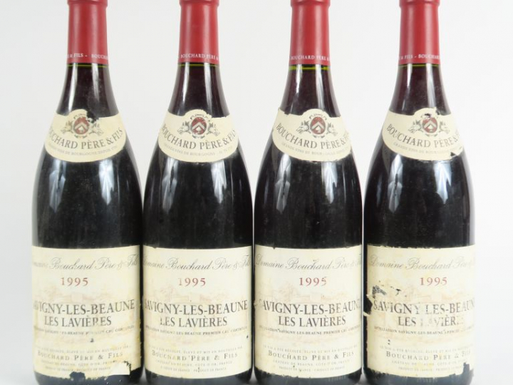 4 BOUTEILLES SAVIGNY LES BEAUNE 'LES LAVIERES' BOUCHARD PÈRE   FILS - 