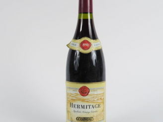 Vente aux enchères 1 BOUTEILLE HERMITAGE E. GUIGAL - 1990