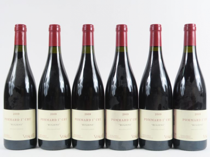 6 BOUTEILLES POMMARD 1er CRU 'RUGIENS' DOMAINE VERGET - 2009