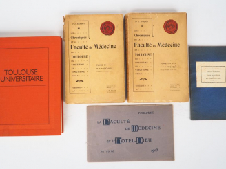 Vente aux enchères BARBOT (Dr. J.). Les Chroniques de la Faculté de Médecine de Toulouse 