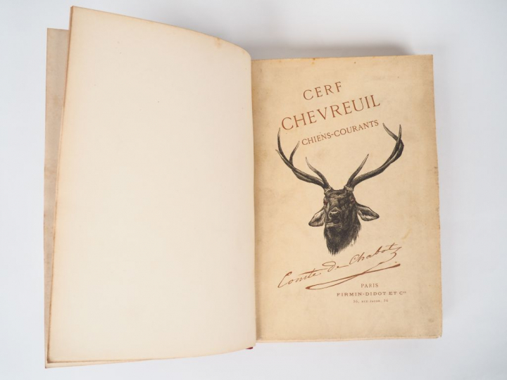 [Chasse] CHABOT (Comte). La chasse du chevreuil et du cerf avec l'hist