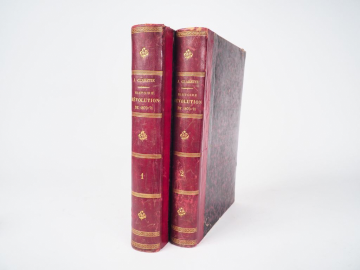 CLARETIE (Jules). Histoire de la Révolution de 1870-1871, s.n.e, 1877.