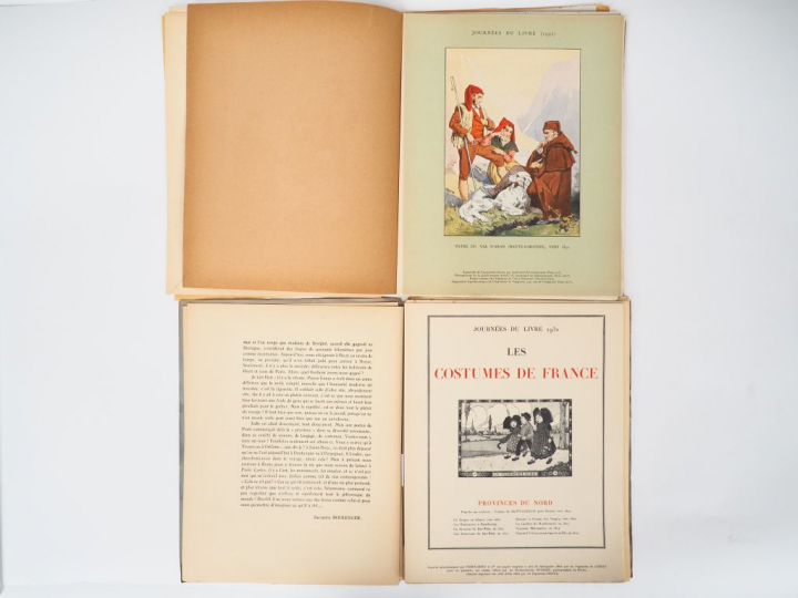 COSTUMES DE FRANCE XIXème. Préfaces de Jacques Boulenger. Province du 