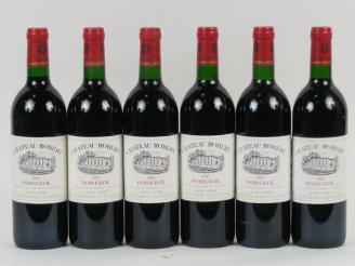 Vente aux enchères 6 BOUTEILLES CHÂTEAU ROBERT POMEROL - 1990 - BG