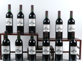 Vente aux enchères 12 BOUTEILLES CHÂTEAU LA FLEUR POURRET GC ST EMILION - 1992 - CBO - BG