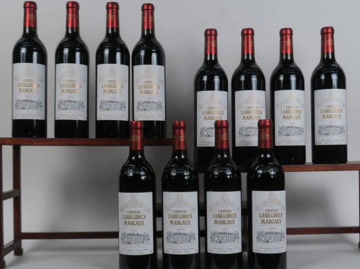 12 BOUTEILLES CHÂTEAU LABEGORCE MARGAUX - 2005 - CBO