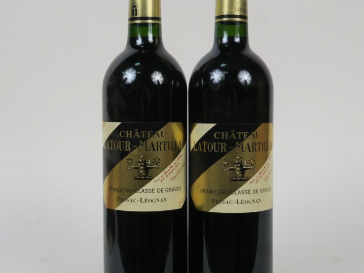 2 BOUTEILLES CHÂTEAU LATOUR MARTILLAC GC GRAVES - 2010