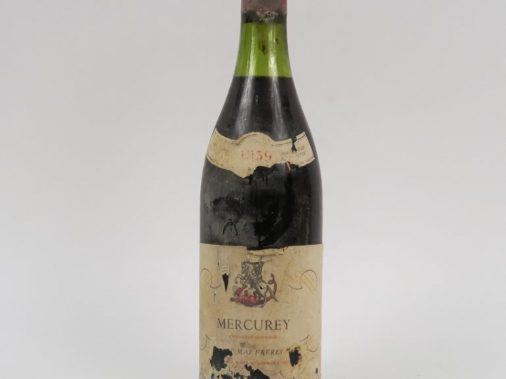 1 BOUTEILLE MERCUREY THOMAS FRÈRES - 1959 - 3,5 CM/EA