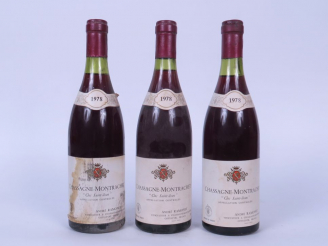 Vente aux enchères 3 BOUTEILLES CHASSAGNE MONTRACHET 'CLOS SAINT JEAN' RAMONET - 1978 - 2
