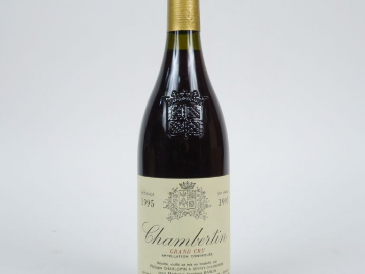 1 BOUTEILLE CHAMBERTIN GC PHILIPPE CHARLOPIN - 1995 - 1,3 CM