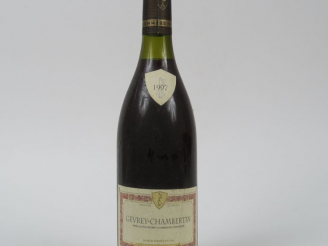 Vente aux enchères 1 BOUTEILLE GEVREY CHAMBERTIN MOMMESSIN - 1997 - 2 CM