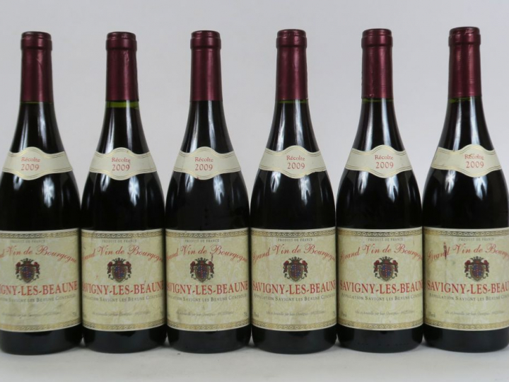 6 BOUTEILLES SAVIGNY LES BEAUNE JEAN DESVIGNES - 2009