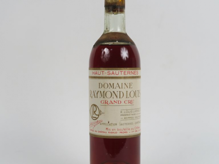 1 BOUTEILLE DOMAINE RAYMOND LOUIS 'CRÈME DE TÊTE' SAUTERNES - 1957 - M