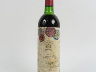 Vente aux enchères 1 BOUTEILLE CHÂTEAU MOUTON ROTHSCHILD 1er GCC PAUILLAC - 1978 - LB-HEP
