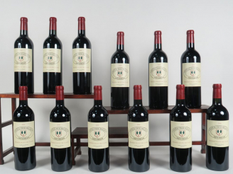 Vente aux enchères 12 BOUTEILLES CHÂTEAU PAVIE MACQUIN 1er GCC ST EMILION - 2008 - CBO