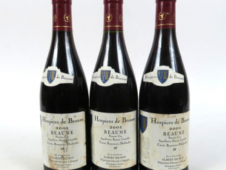 Vente aux enchères 3 BOUTEILLES HOSPICES DE BEAUNE 1er CRU CUVEE ROUSSEAU-DESLANDES - 200