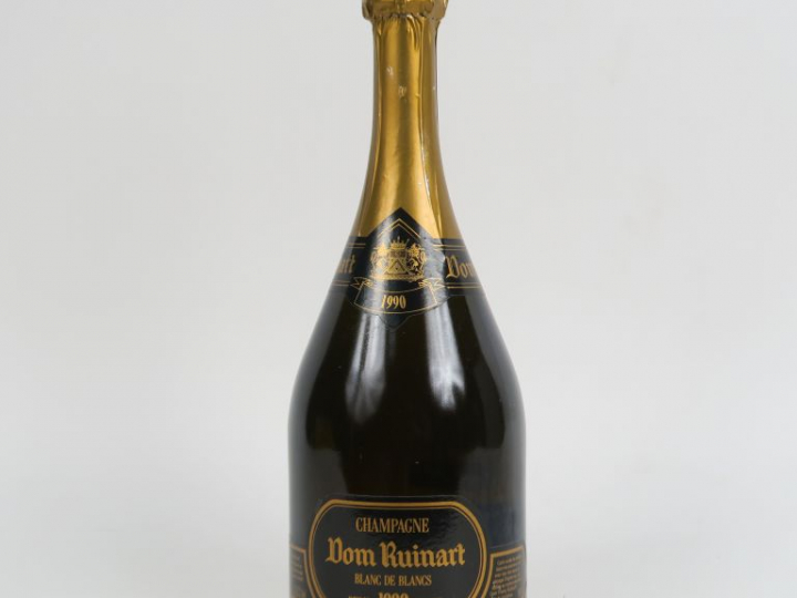 1 BOUTEILLE CHAMPAGNE DOM RUINART 'BLANC DE BLANCS' - 1990 - COFFRET
