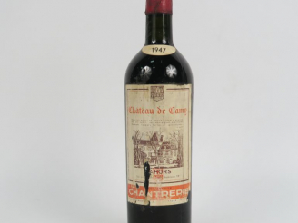 Vente aux enchères 1 BOUTEILLE CHÂTEAU DE CAMY CAHORS - 1947 - BG/EA