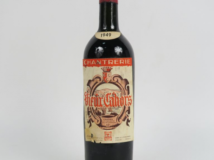 1 BOUTEILLE VIEUX CAHORS CHANTRERIE - 1949 - LB