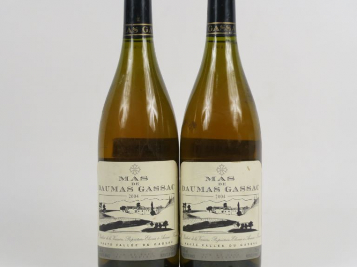 2 BOUTEILLES MAS DE DAUMAS GASSAC BLANC - 2004 