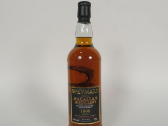 Vente aux enchères 1 BOUTEILLE MACALLAN (70cl/43°) 'Speymalt' Distillation : 1999 - Embou